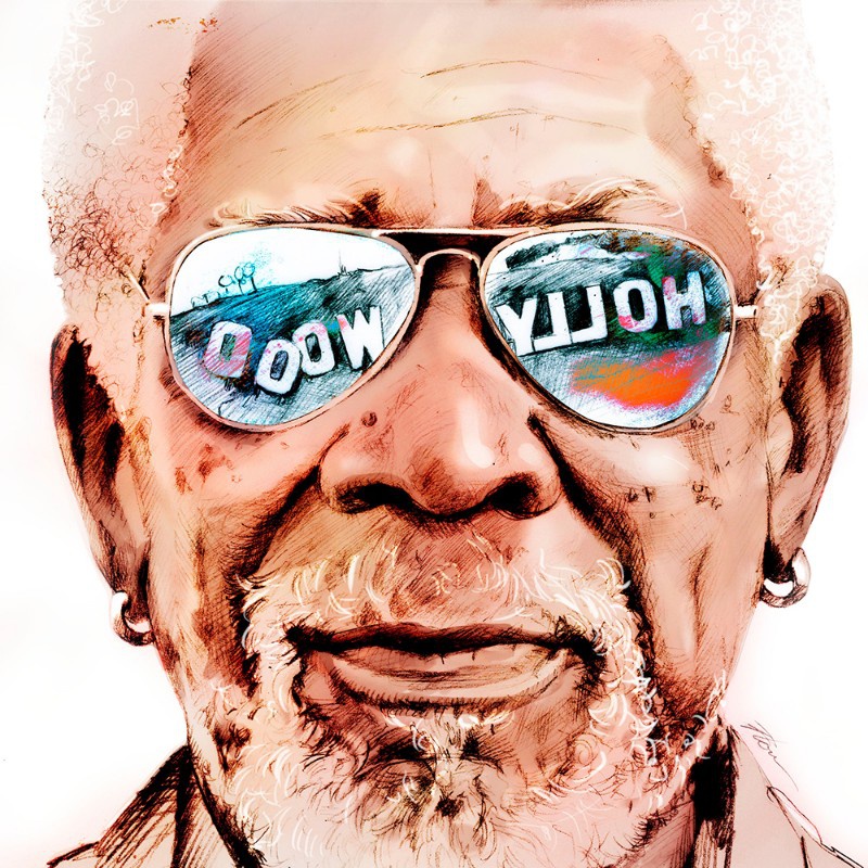 illustration-florence-wojtyczka-morgan-freeman.jpg - Florence WOJTYCZKA | Virginie