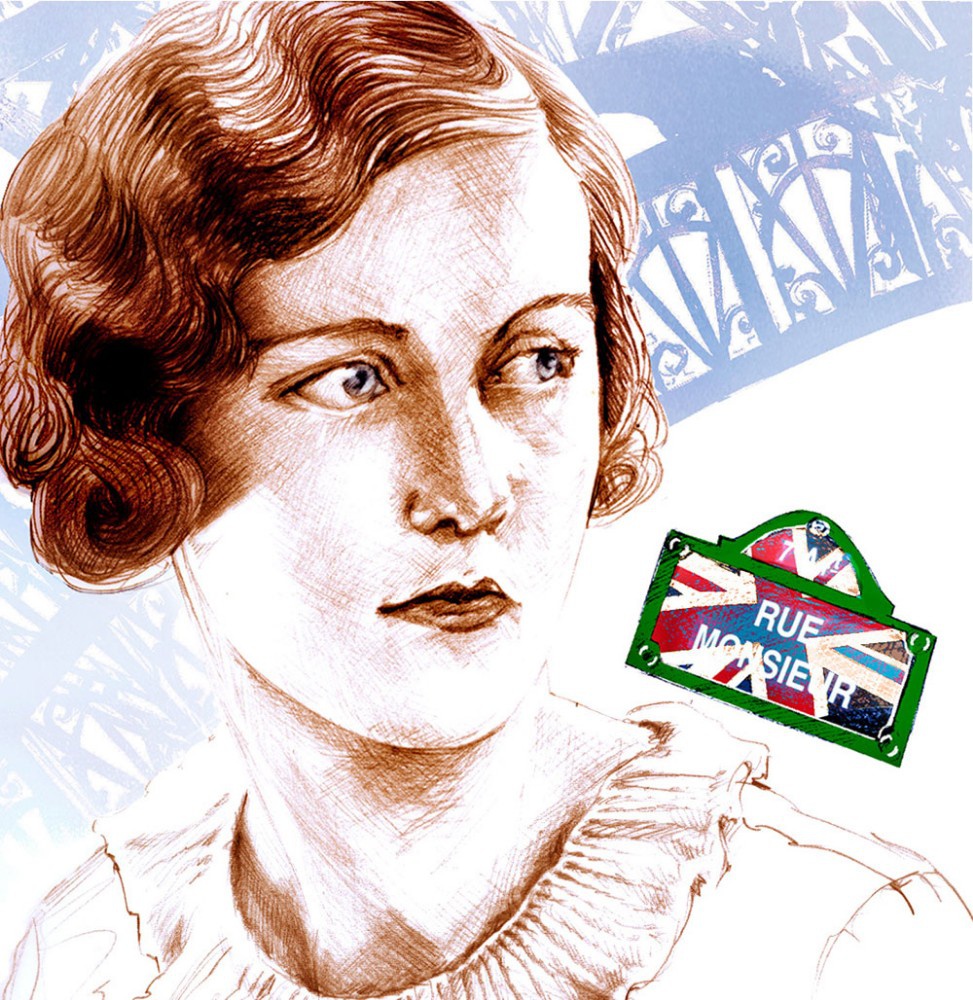 illustration-florence-wojtyczka-nancy-mitford.jpg - Florence WOJTYCZKA | Virginie