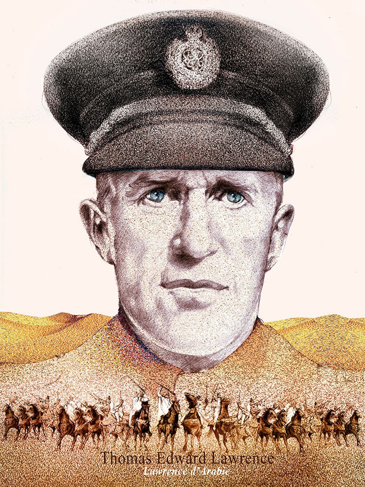 illustration-florence-wojtyczka-t-e-lawrence.jpg - Florence WOJTYCZKA | Virginie