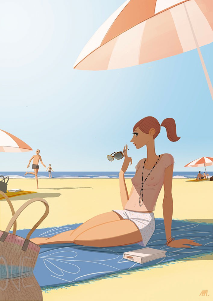 illustration-matthieu-forichon-plage-ete.jpg - Matthieu FORICHON | Virginie