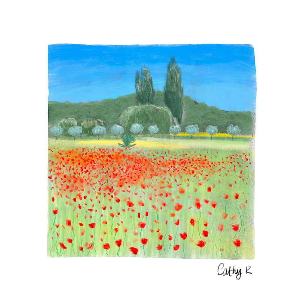 illustration-cathy-karsenty-coquelicots.jpg - Cathy KARSENTY | Virginie