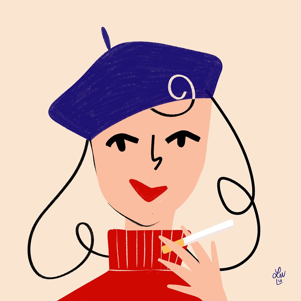 illustration-lulu-la-nantaise-beret.jpg - Lulu LA NANTAISE | Virginie