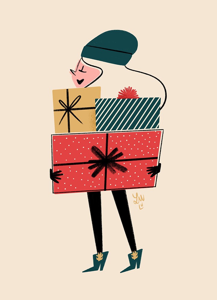 illustration-lulu-la-nantaise-cadeaux-noel.jpg - Lulu LA NANTAISE | Virginie