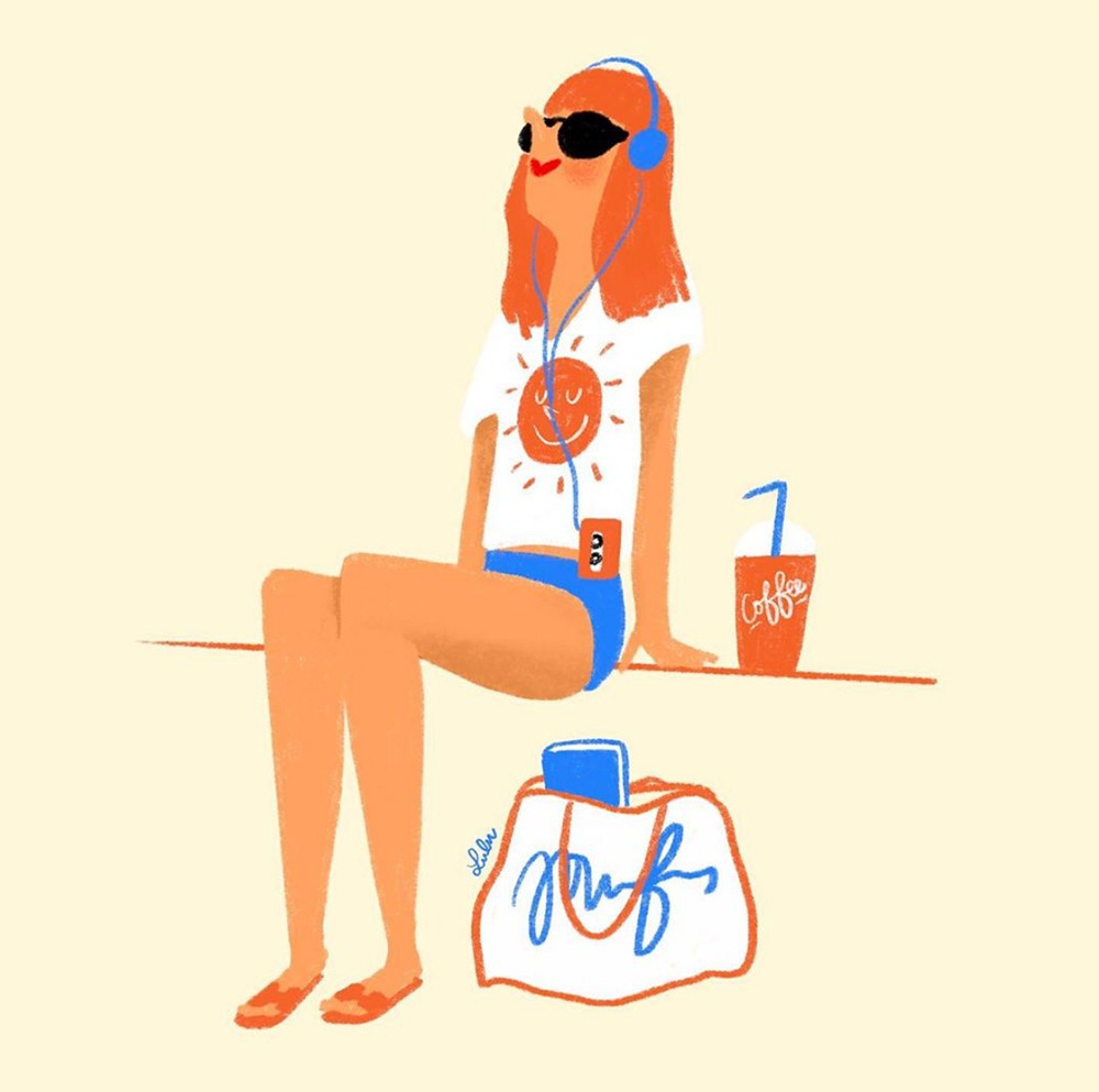 illustration-lulu-la-nantaise-enjoy-sun.jpg - Lulu LA NANTAISE | Virginie