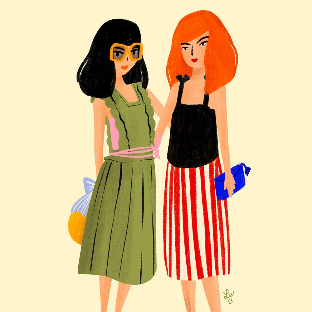 illustration-lulu-la-nantaise-friends.jpg - Lulu LA NANTAISE | Virginie