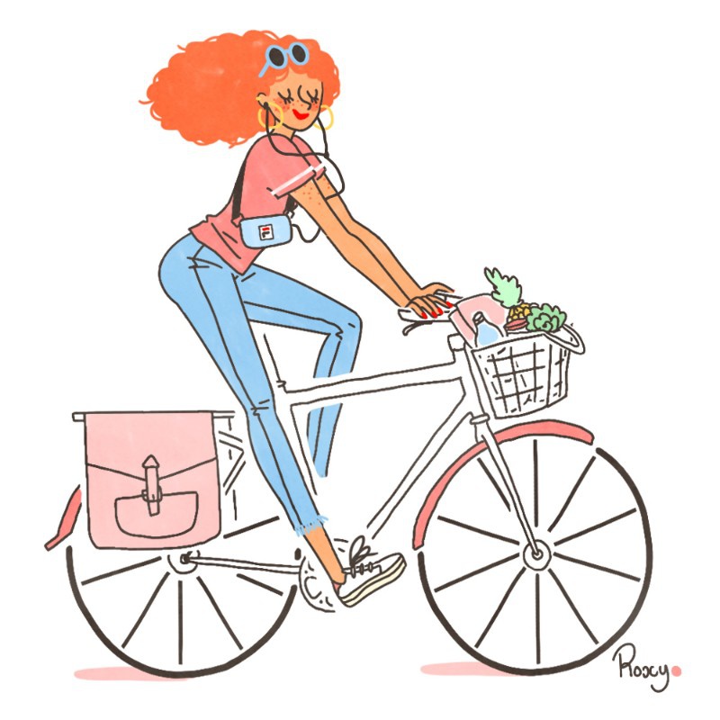 illustration-roxy-lapassade-ginger-bike.jpg - Roxy LAPASSADE | Virginie