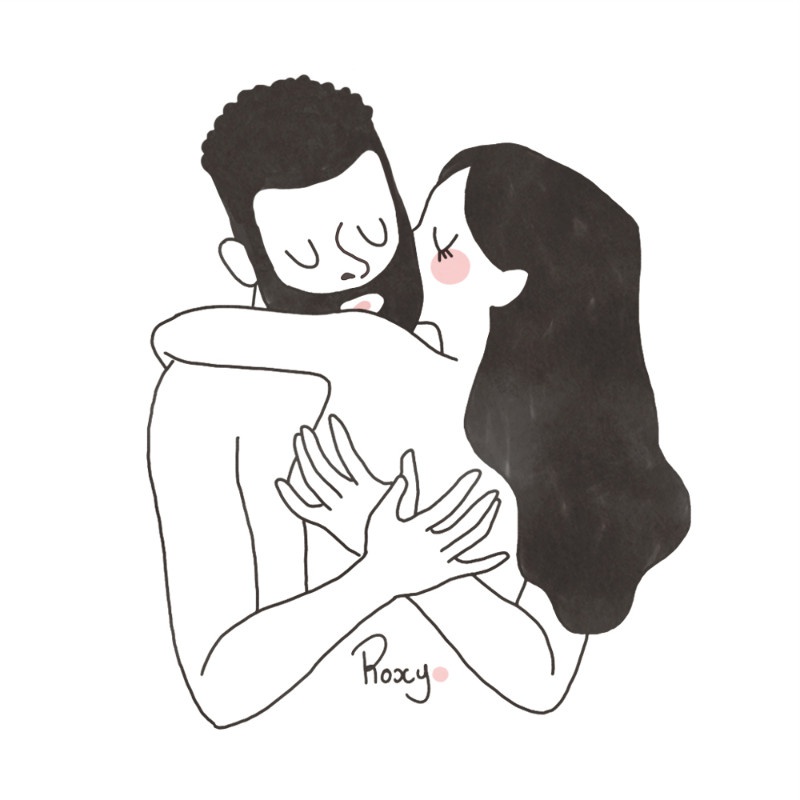 illustration-roxy-lapassade-kiss-couple.jpg - Roxy LAPASSADE | Virginie