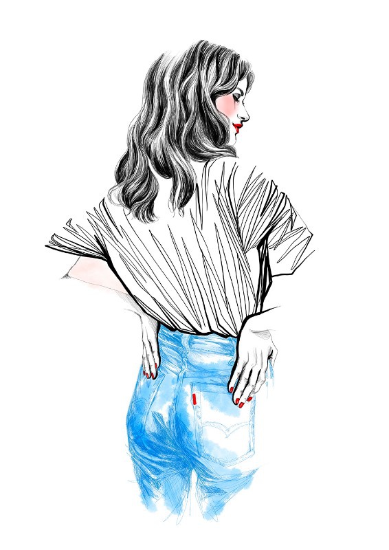 illustration-cecile-roubio-denim-girl-2.jpg - Ccile ROUBIO | Virginie