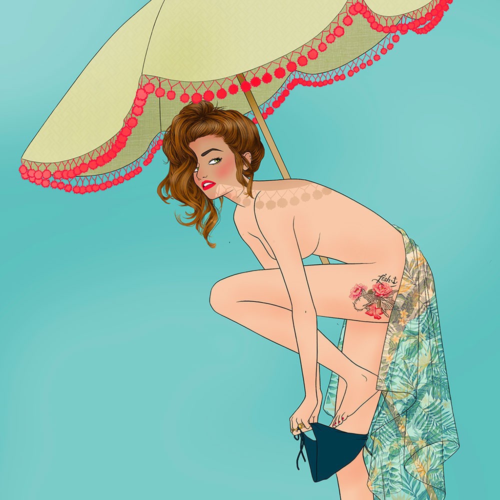 illustration-delphine-soucail-parasol.jpg - Delphine SOUCAIL | Virginie