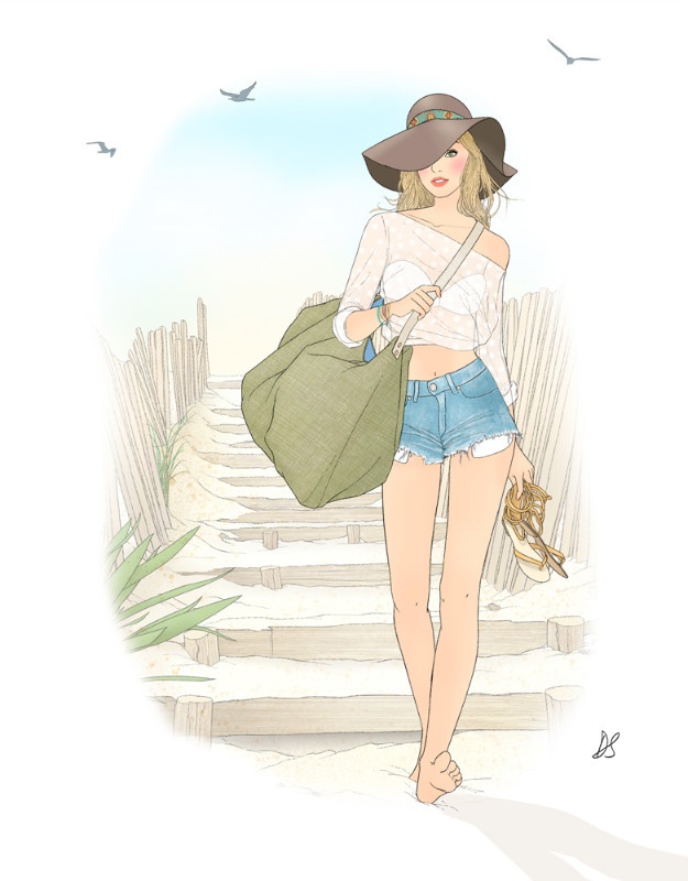 illustration-delphine-soucail-plage.jpg - Delphine SOUCAIL | Virginie